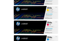 HP 204A Compatible LaserJet Toner Cartridge Set - Black, Cyan, Magenta, Yellow