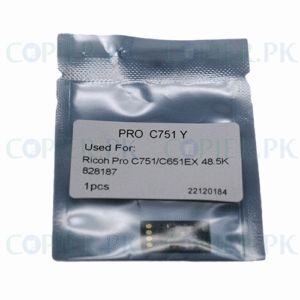 RICOH Pro C651EX/C751EX/C751 Toner Reset Chipset Yellow