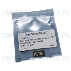 Ricoh MP C6502/8002 Color Toner Chipset Cyan