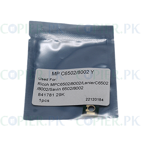 Ricoh MP C6502/8002 Color Toner Chipset (CMYK) Yellow
