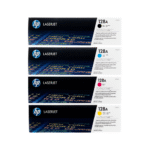 HP 128A Compatible LaserJet Toner Cartridge Set - Black
