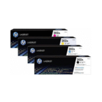 HP 202A Compatible LaserJet Toner Cartridge Set - Black